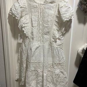 Sea Georgina Ruffle Minidress SZ S